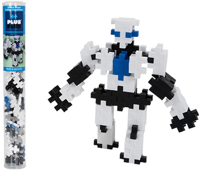 플러스플러스 튜브 로봇 100p 세트, 혼합색상, 1세트