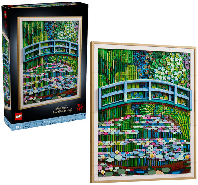 LEGO 克勞德 莫內 睡蓮池上的拱橋 31220, 1套