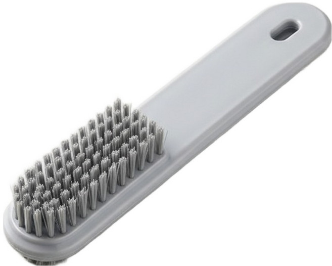 몰투데이 때싹솔 신발 욕실 긴 청소 세척 솔, 그레이, 1개