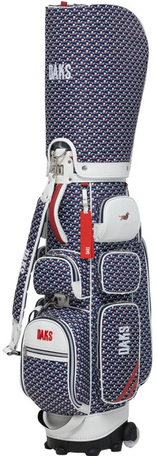 닥스골프 여성용 골프 휠 캐디백 DKCB-034L, 네이비
