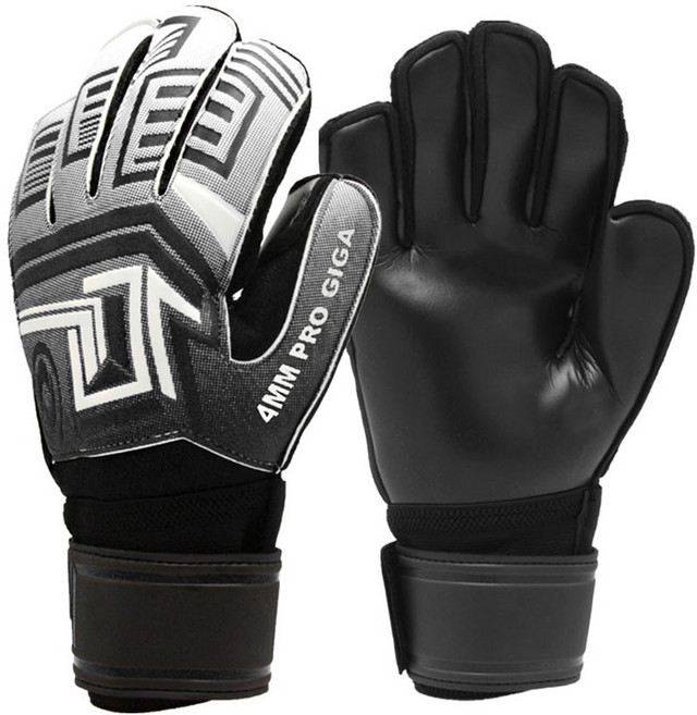 SUNBIRD 足球防手指彎折守門員手套 雙手穿戴組 G-MAX 2, 黑色, 1套