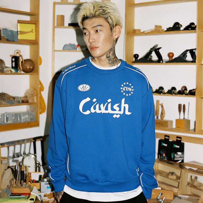 카비시 남녀공용 클럽 팀 스웨트셔츠