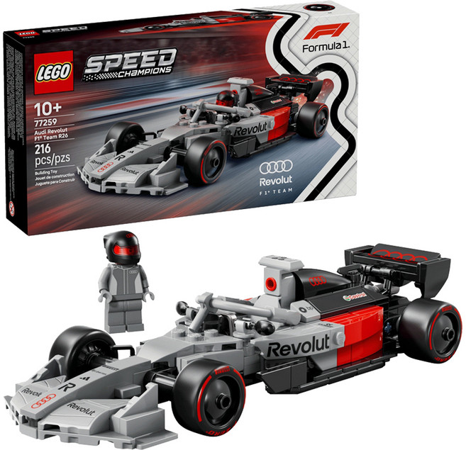 LEGO Speed系列 奧迪Revolut F1 R26 賽車 77259, 1套