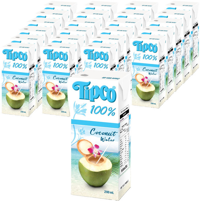 팁코 코코넛 워터, 200ml, 24개
