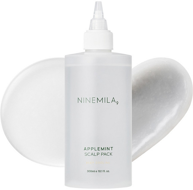 나인밀라 애플민트 두피쿨링 스케일러팩, 1개, 300ml