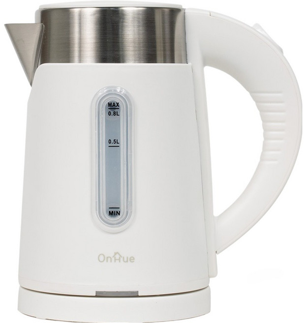 온휴 이중 단열 원터치 무선 전기 포트 0.8L OHA-08STK, OHA-08STKW(White)