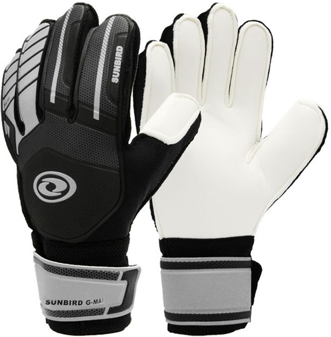 SUNBIRD 足球守門員手套 雙手穿戴組 G-MAX, 灰色, 1套