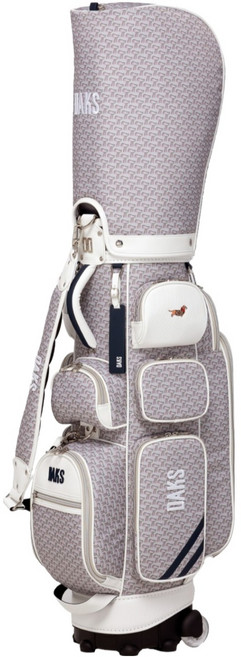 닥스골프 여성용 골프 휠 캐디백 DKCB-034L, 베이지