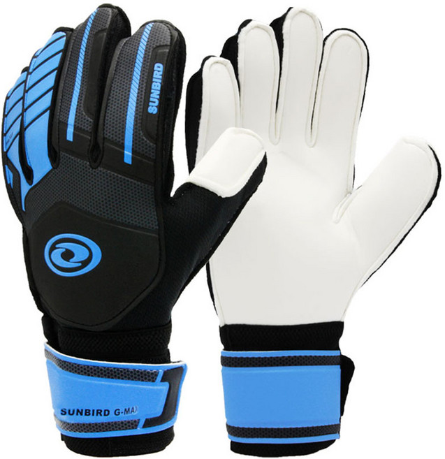 썬버드 축구 골키퍼장갑 양손착용 세트 G-MAX, 블루