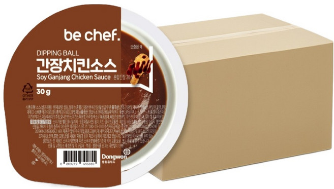 비셰프 디핑볼 간장치킨 소스, 30g, 32개