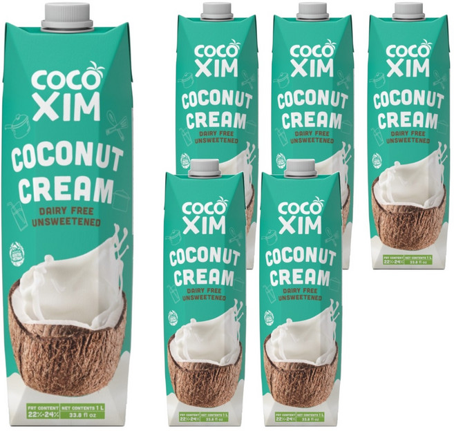 코코씸 코코넛크림 요리용, 6개, 1L