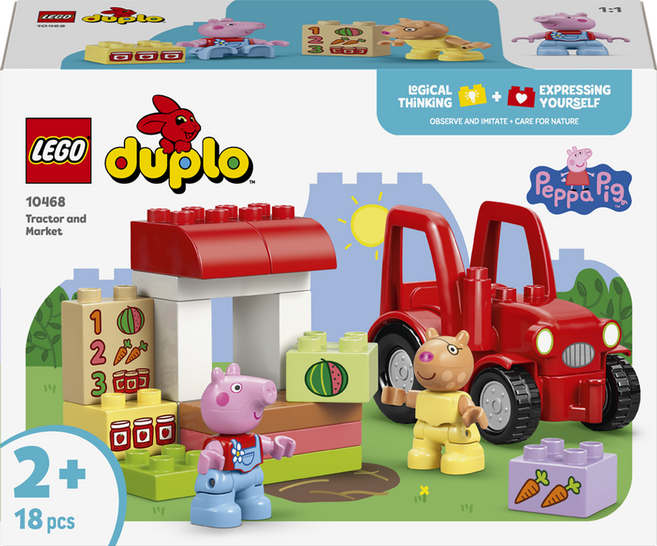 레고 듀플로 트랙터와 시장 레고 10468, 1개