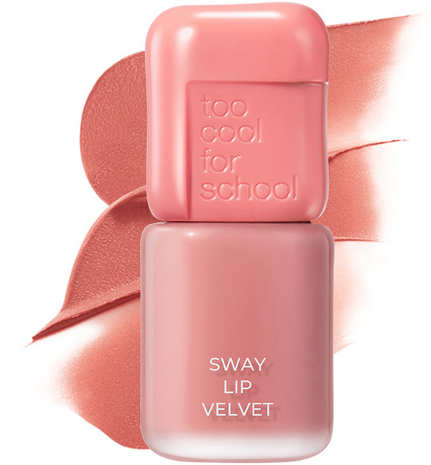 투쿨포스쿨 스웨이 립 벨벳, 12 베어리 애프리콧, 1개