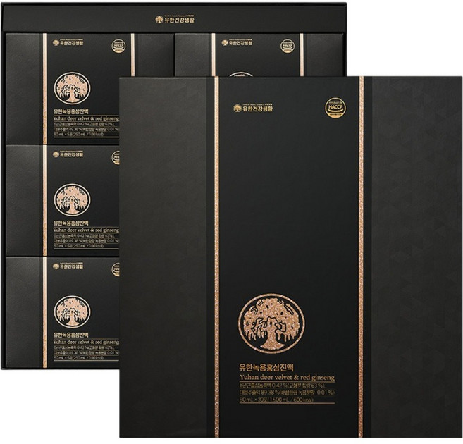 유한건강생활 녹용 홍삼진액 30p, 1개, 1.5L