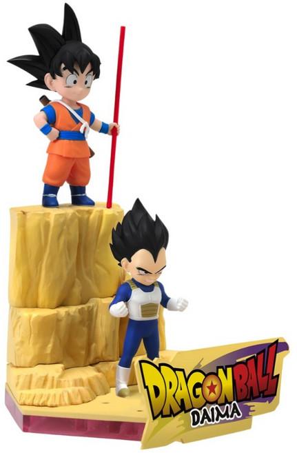 BANDAI 七龍珠DAIMA 迷你孫悟空 + 迷你貝吉塔 組裝模型, 1個