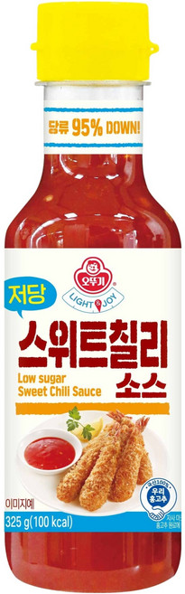 오뚜기 LIGHT & JOY 저당 스위트 칠리소스, 325g, 1개