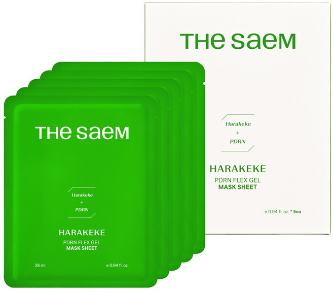 THe SaeM 得鮮 Harakeke PDRN彈力凝膠面膜, 1個, 5入