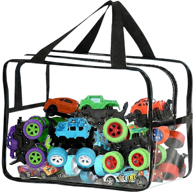 베냥미 PVC 다용도 장난감 수납 정리함, 투명, 1개