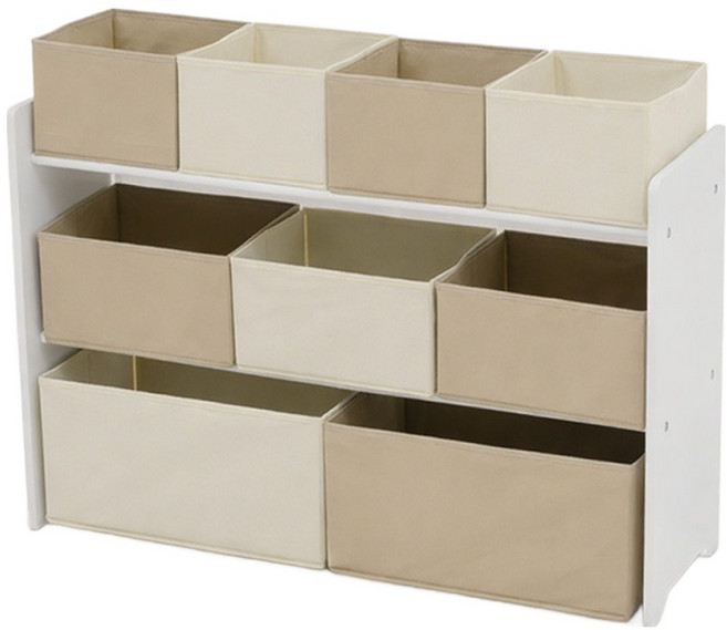 Hoo 장난감 정리함, 혼합색상, 1개