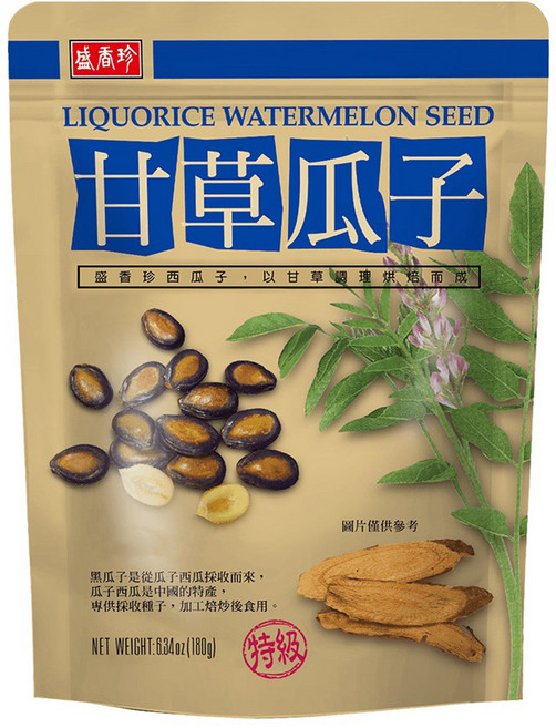 盛香珍 特級甘草瓜子, 180g, 1個