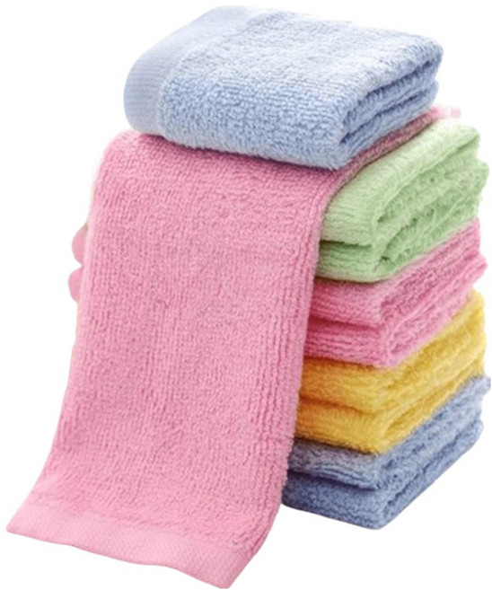 루아르모 빨아쓰는 대나무 섬유 양면 행주, 10개