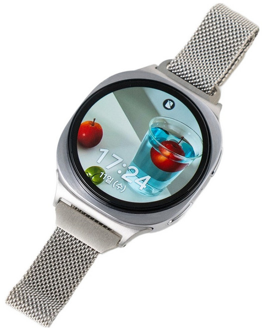 누아트 갤럭시워치 호환 스트랩 퀵 릴리즈 슬림 밀레니즈 밴드, 스타라이트, 1개