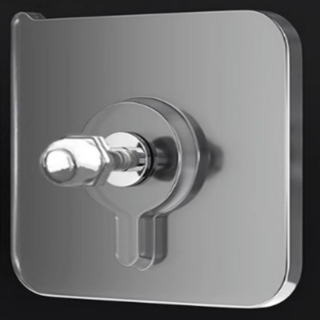 온지 옷걸이 다용도 강력 접착 액자걸이, 투명, 1개