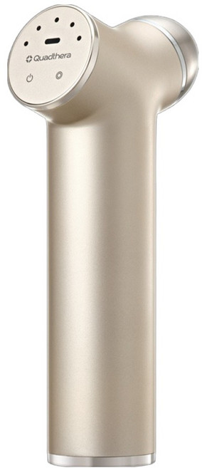 쿼드쎄라 피부마사지기, 샴페인 골드, 티탄T1