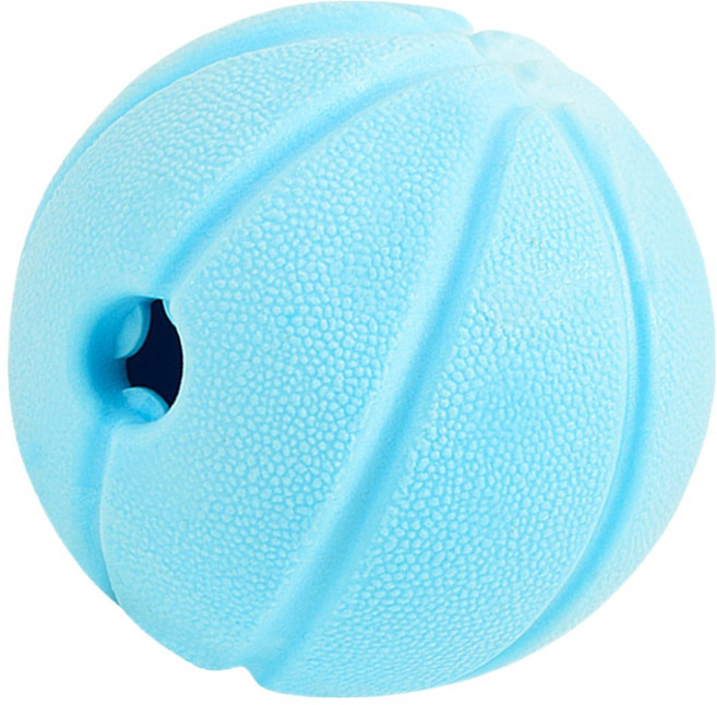 둥둥펫 반려동물 소리나는 노즈워크 장난감 롤링 사운드 스낵볼, 블루, 1개