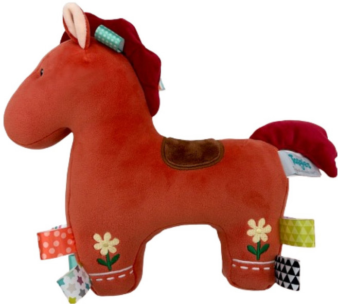 태기스 2026 말띠 태그 호스 애착인형, 진저 레드, 1개