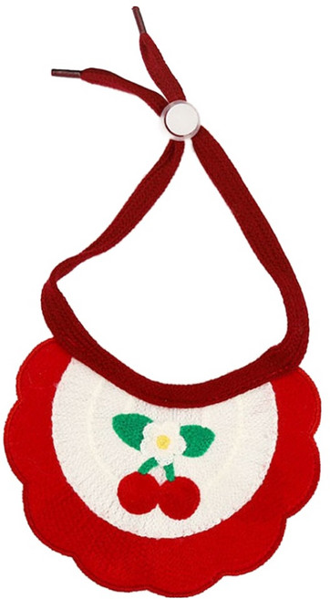 둥둥펫 반려동물 턱받이 러블리 케이프, 레드, 1개