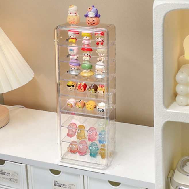 타이미 피규어 정리 보관 케이스 투명, 1개