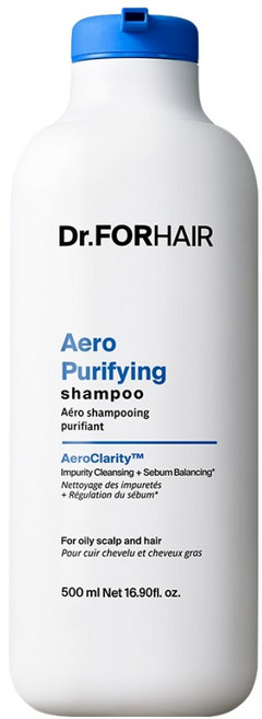 닥터포헤어 에어로 퓨리파잉 지성두피 딥클렌징 피지케어 샴푸, 500ml, 1개