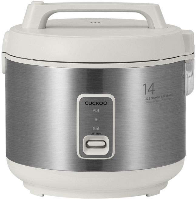 쿠쿠 업소용 대용량 전기보온밥솥 14인용 그레이스 화이트, CR-1415W