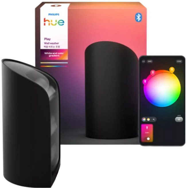 필립스휴 플레이 월 워셔 무드등, 블랙