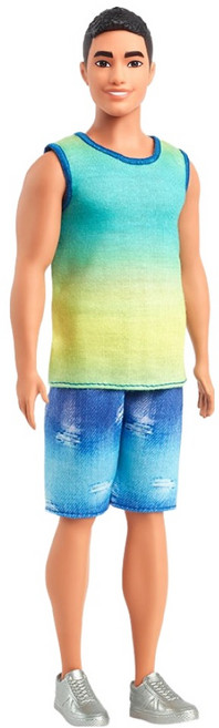 Barbie 芭比 時尚達人 運動休閒風格 肯娃娃, 綠色 + 藍色, 1個