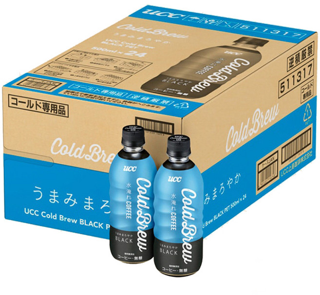 유씨씨 콜드 브루 블랙펫, 24개, 500ml