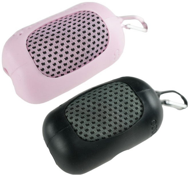 이고진 스포츠 타올 2종 세트, 블랙, 핑크, 1세트