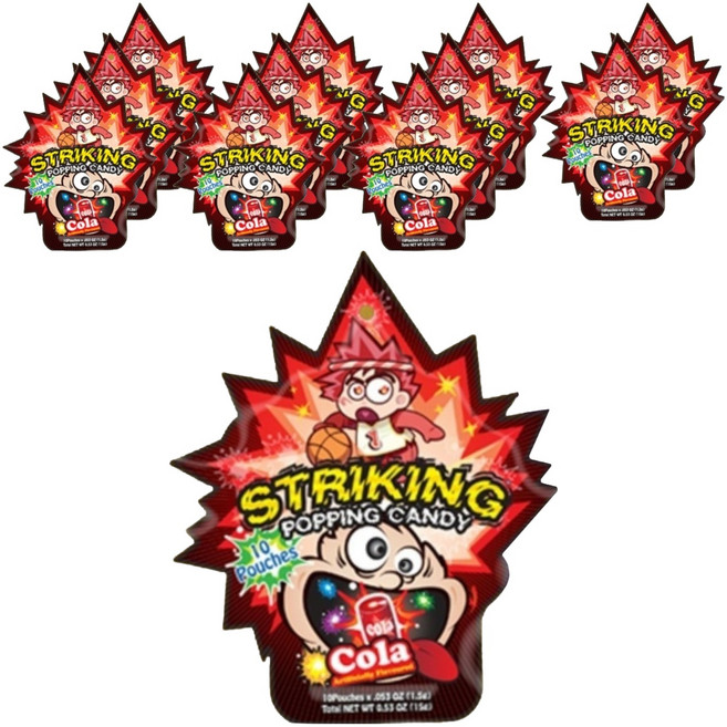 스트라이킹 팝핑캔디 콜라맛, 12개, 15g