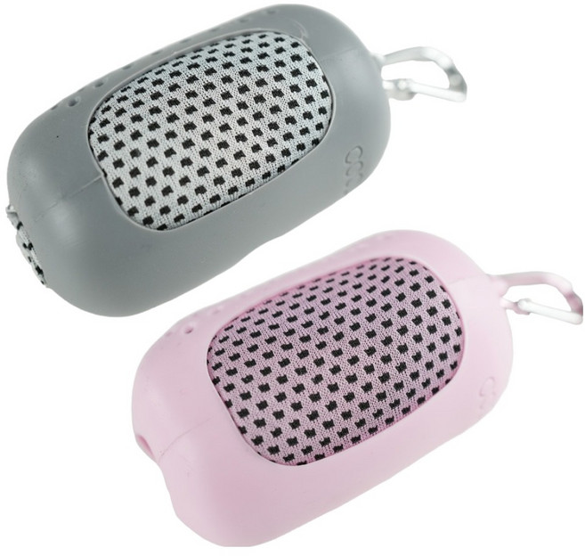 이고진 스포츠 타올 2종 세트, 핑크, 그레이, 1세트