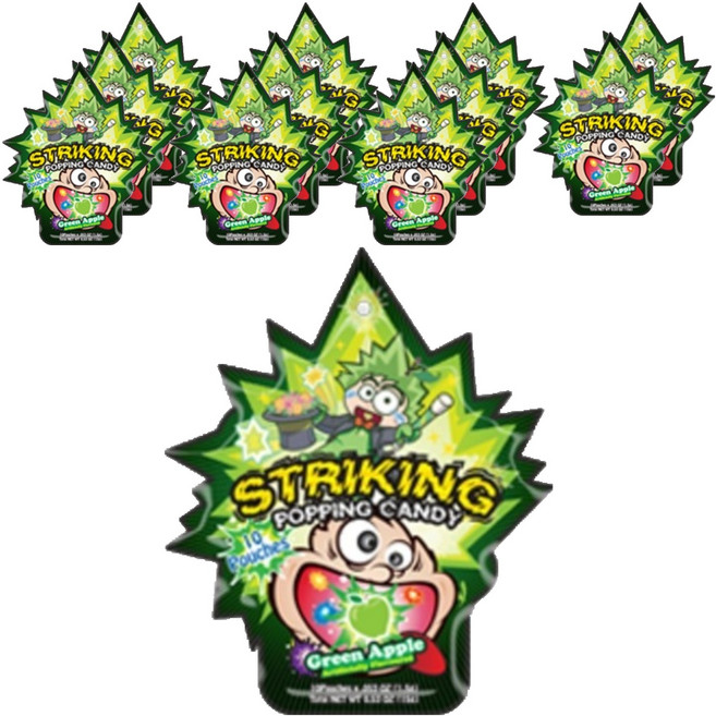 스트라이킹 팝핑캔디 사과맛, 15g, 12개