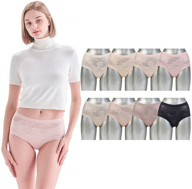 벨레즈온 3세대 심리스 프리컷 밀착 팬티 8종 세트