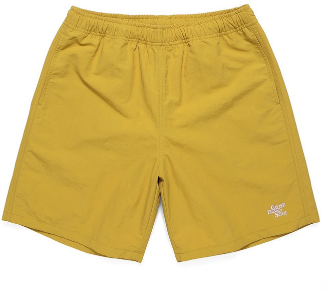 카비시 남녀공용 셀러 로고 나일론 반바지