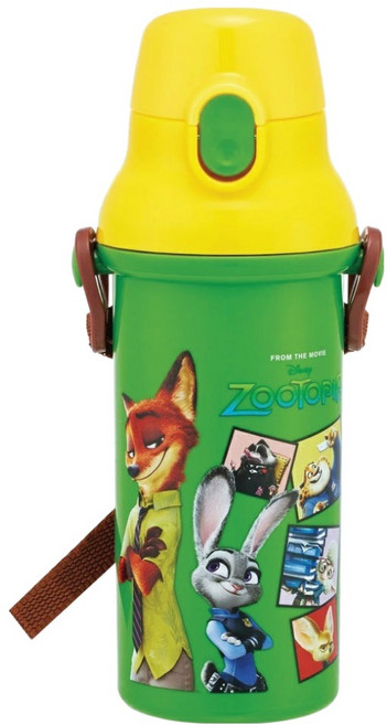 스케이터 PSB5SAN 스케이터 다이렉트 보틀, 480ml, Zootopia, 1개