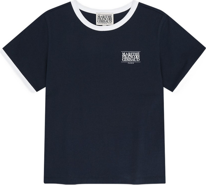 MaritheFrancoisGirbaud 兒童 CLASSIC LOGO RINGER TEE