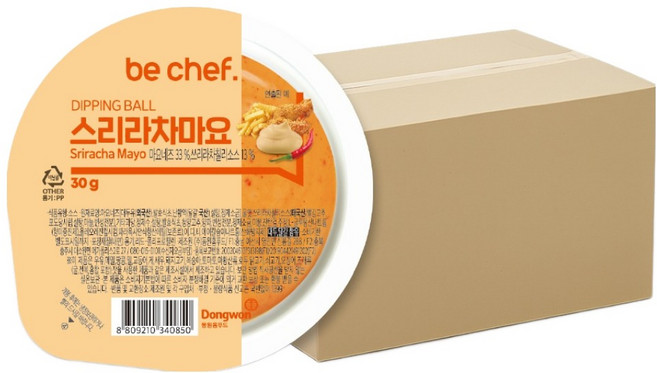 비셰프 디핑 볼 스리라차 마요소스, 30g, 32개