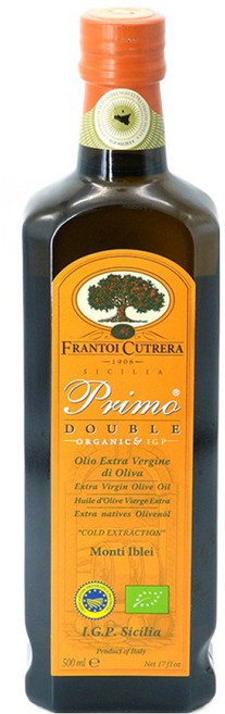 FRANTOI CUTRERA Primo 雙種植有機西西里 IGP 特級初榨橄欖油, 1個, 500ml