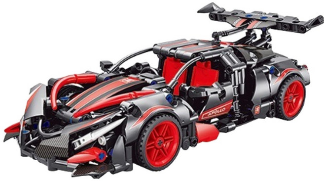 Prand 積木 1：18 V12 超級跑車 阿波羅 IE QM00149 465p, 1個