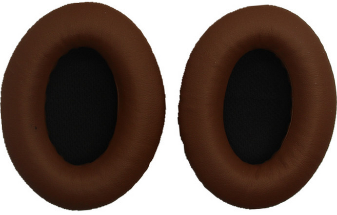 해피로드 BOSE 호환 QC 시리즈 헤드폰 스폰지 LR 코튼 패딩 싱글 이어패드 커버 FREE 양쪽착용 세트, 브라운 + 블랙, 1세트