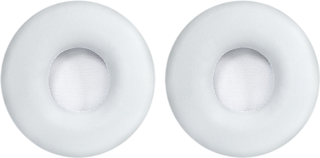 해피로드 원형 헤드폰 가죽 싱글 스펀지 커버 70mm 양쪽착용 세트, 화이트, 1세트